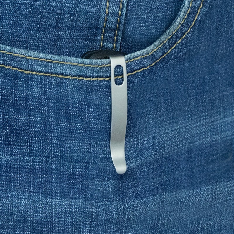 Nóż składany Kubey Bluff KU248F Black G10, Sandblasted 14C28N by Garet Caronna