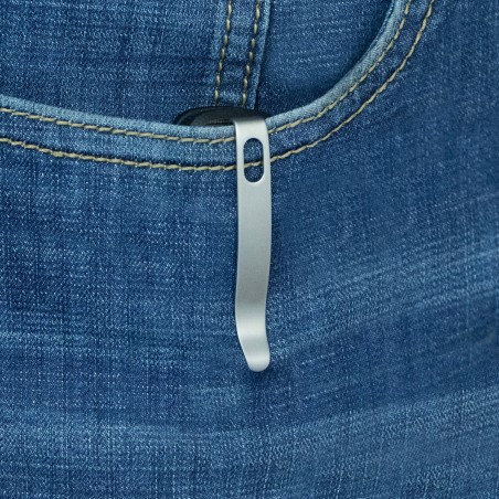 Nóż składany Kubey Bluff KU248F Black G10, Sandblasted 14C28N by Garet Caronna