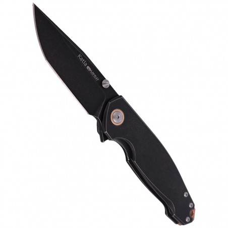 Nóż składany Viper Katla DSW Titanium, Dark Stonewashed M390 by Jasper Voxnæs (V5984TI)