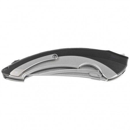 Nóż składany RikeKnife Lamella Black DLC Titanium, Satin M390 (RK-Lamella-BP)