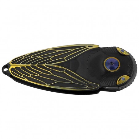 Nóż składany Rike Knife RK Cicada-DG Dark Gray / Gold Titanium, Bead Blasted M390