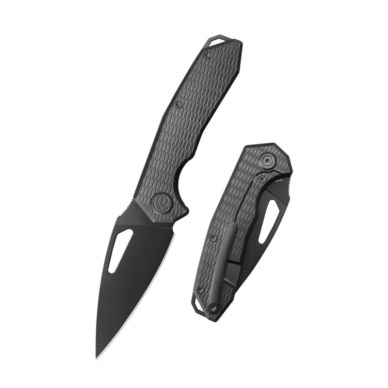 Nóż składany Kubey KB Coeus Black DLC Titanium, Black DLC M390 (KB286E)