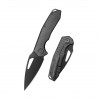 Nóż składany Kubey KB Coeus Black DLC Titanium, Black DLC M390 (KB286E)