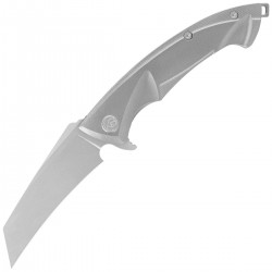 Nóż składany Kubey KB Anteater Gray Titanium, Sandblasted M390 (KB153A)