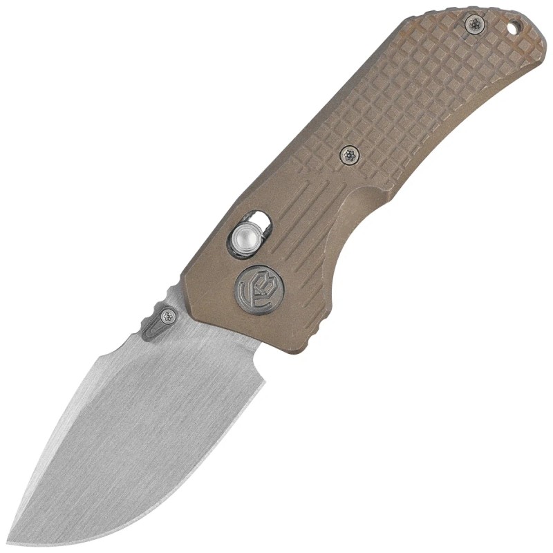 Nóż składany Kubey KB Knives Jarpen Bronze Ano Titanium, Hand Rubbed Satin CPM S90V by Kot Knives (KB415D)