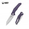 Nóż składany Kubey Flash Purple G10, Satin San Mai M2 (KU158P)