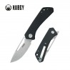 Nóż składany Kubey Thalia Black G10, Stonewashed 14C28N (KU331L)