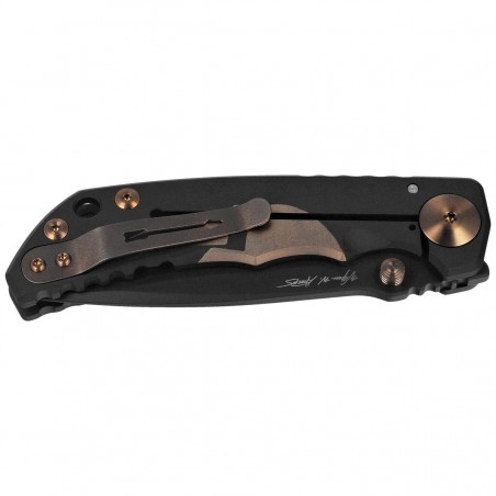 Nóż składany Spartan Blades Harsey Folder ''Gold Helmet'' Titanium, Black PVD MagnaCut