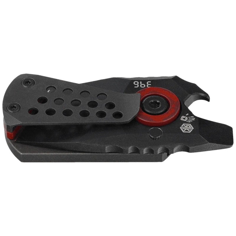 Nóż składany Rike Knife RK-Venom-DG LE Dark Gray Titanium, Battle-Worn DLC M390 by Six Fingers