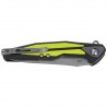 Nóż składany Rike Knife Tulay Black / Fluorescent Green Inlay, Matted 154CM (RK-TULAY-BFG)