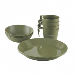 Zestaw naczyń kempingowych Easy Camp Moss 4 Dine Set