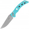 Nóż składany Kubey Hound Light Blue G10, Stonewashed 14C28N by Maksim Tkachuk (KU172C)