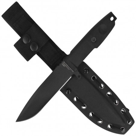 Nóż Extrema Ratio Folgore Verticale LE No 46/300 Black Forprene, Black MIL-C M390 (04.1000.0202/M3/BLK/BLK)