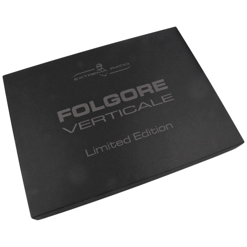 Nóż Extrema Ratio Folgore Verticale LE No 46/300 Black Forprene, Black MIL-C M390 (04.1000.0202/M3/BLK/BLK)