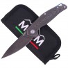 Nóż składany MKM Goccia Dark Stonewashed Titanium, Dark Stonewashed M390 by Jens Ansø (MKGC-TDSW)