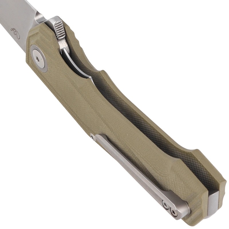 Nóż składany Viper Larius Green G10, Stonewashed M390 by Fabrizio Silvestrelli (V5960GG)