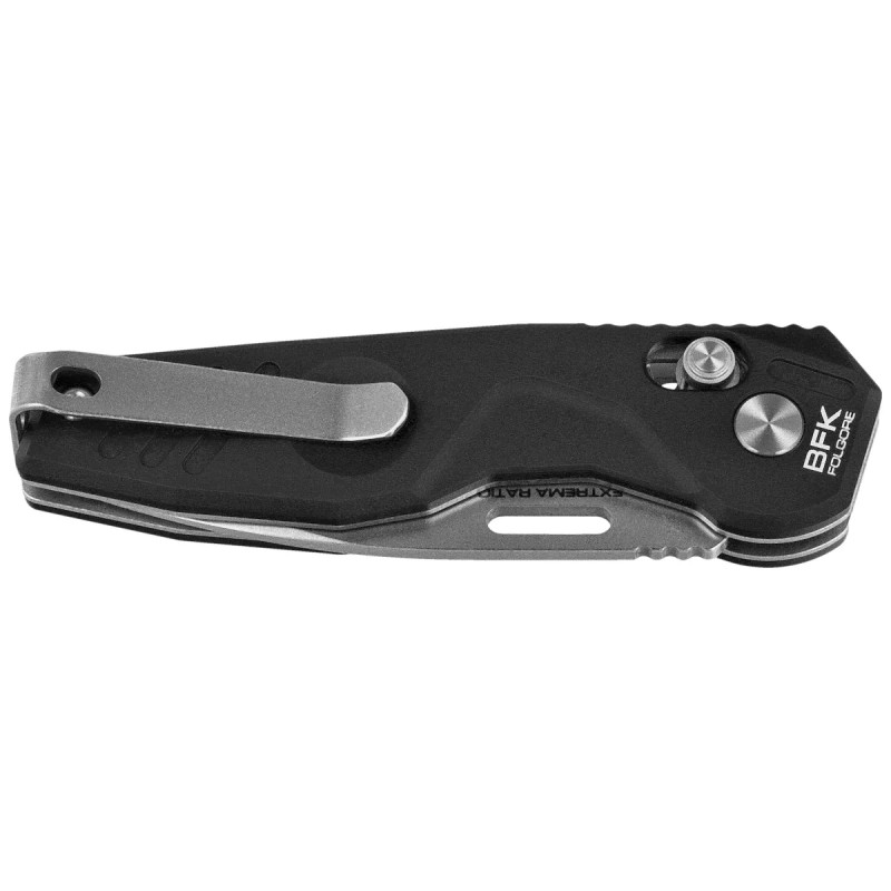 Nóż składany Extrema Ratio BFK Zero Folgore Black Aluminium, Stonewashed VG-10 (04.1000.0174/VG10/SW/BK/F)