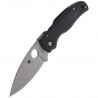 Nóż składany Spyderco Shaman Black G10, Stonewashed CPM S30V by Sal Glesser (C229GP)