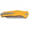 Nóż składany Kubey Flash KU158N, Yellow G10, Satin San Mai M2