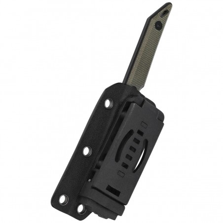 Nóż Kubey Goliath Green Micarta, Blackwashed 14C28N by Jake Hoback (KU430F)