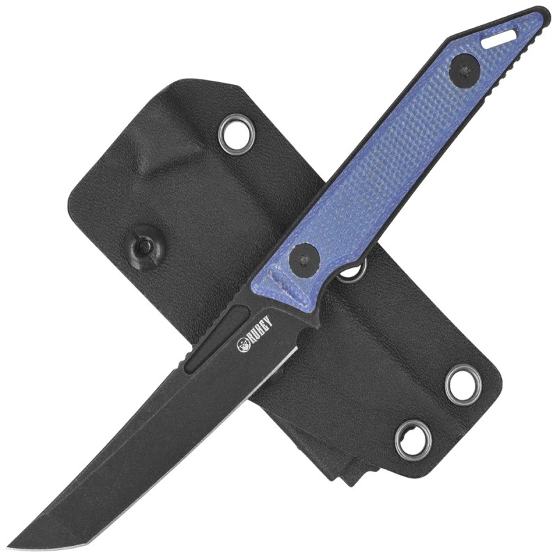 Nóż Kubey Goliath Denim Micarta, Blackwashed 14C28N by Jake Hoback (KU430D)