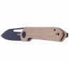 Nóż składany Kubey Royal Tan G10, Dark Stonewashed D2 by Colin Maisonpierre (KU321E)