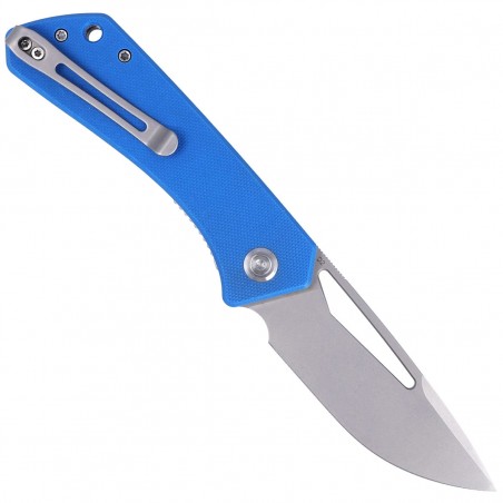 Nóż składany Kubey Thalia Blue G10, Beadblasted D2 (KU331B)