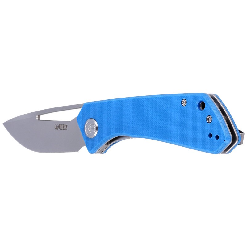 Nóż składany Kubey Thalia Blue G10, Beadblasted D2 (KU331B)