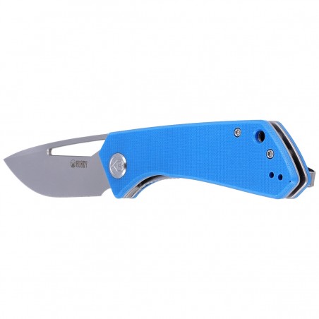 Nóż składany Kubey Thalia Blue G10, Beadblasted D2 (KU331B)