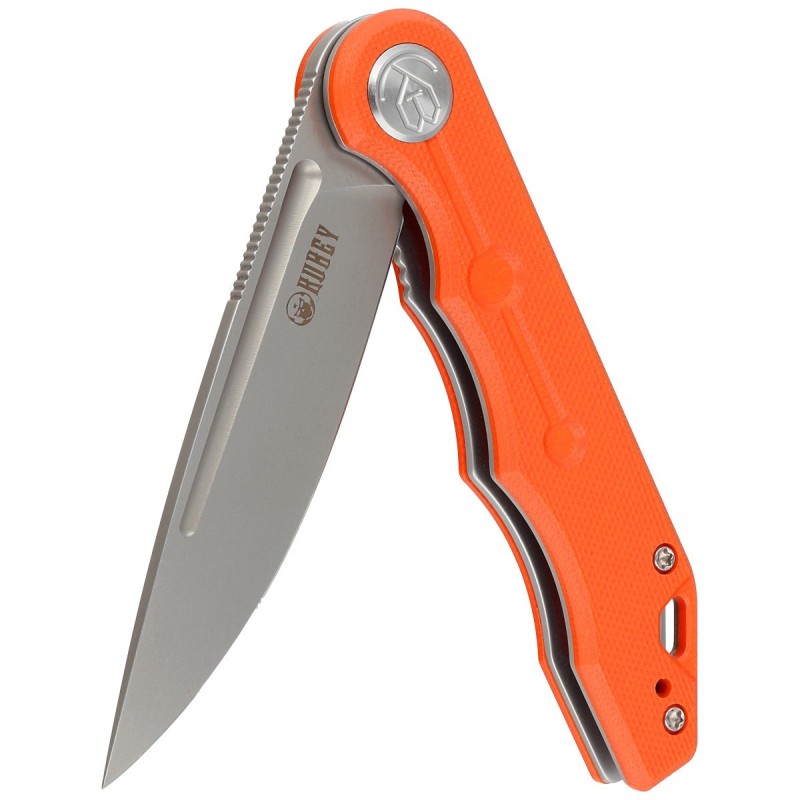Nóż składany Kubey Knife Mizo Orange G10, Bead Blast AUS-10 by Tiguass (KU312I)
