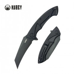 Nóż składany Kubey Anteater Black G10, Blackwashed 14C28N (KU212D)