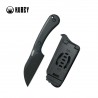 Nóż Kubey Rock Hopper Black G10, Blackwashed 14C28N by Scott Halpern (KU412B)