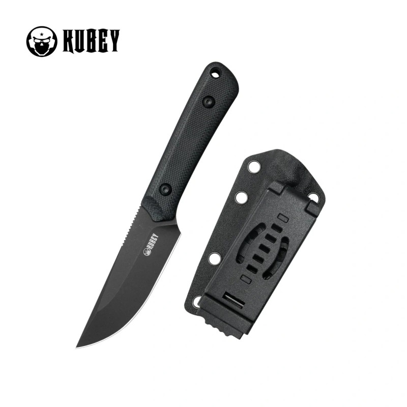 Nóż Kubey Thorn Black G10, Blackwashed 14C28N by Scott Halpern (KU413B)