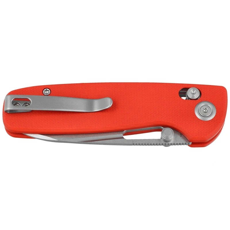 Nóż składany Kubey Bluff Red G10, Sandblasted 14C28N (KU248H)