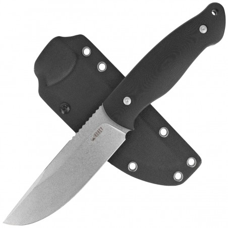 Nóż składany Kubey Eskoria Black G10, Beadblasted 14C26N by Bastards Knives (KU268A)