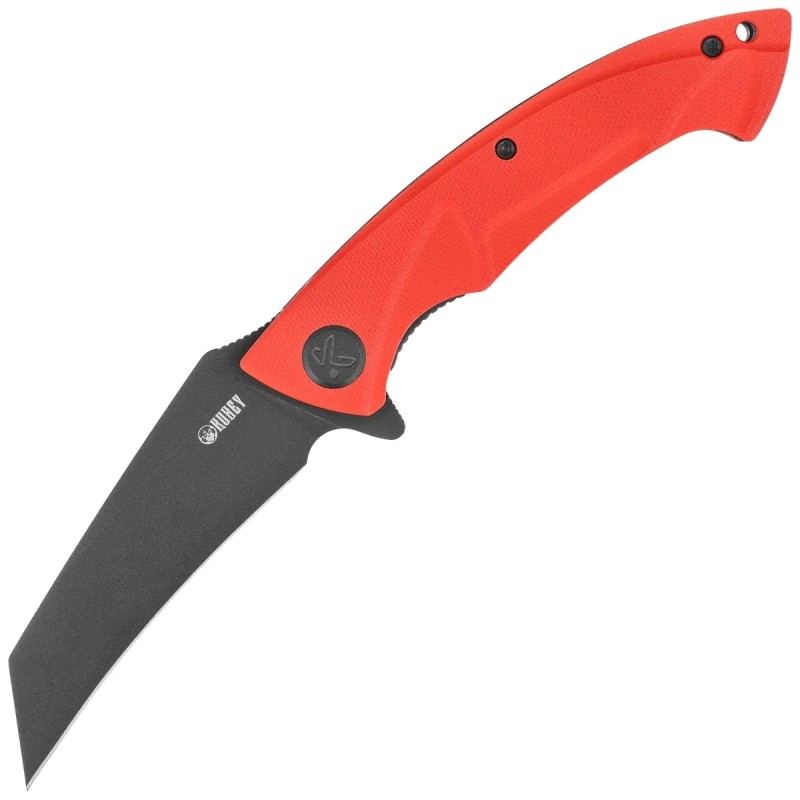 Nóż składany Kubey Anteater Red G10, Blackwashed 14C28N (KU212F)