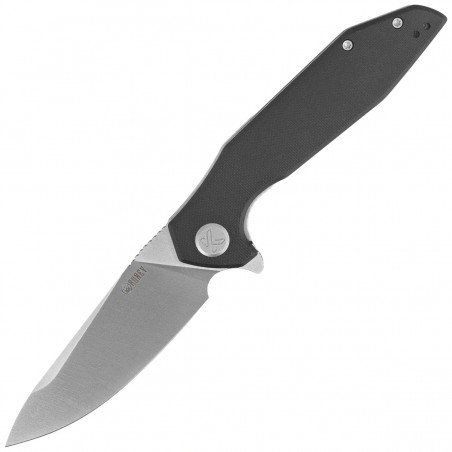 Nóż składany Kubey Nova KU117L, Black G10, Satin 14C28N