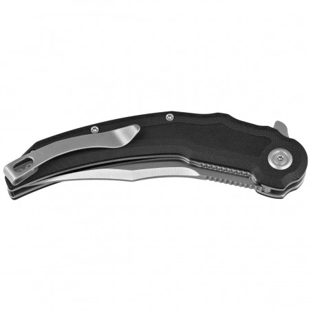 Nóż składany Kubey Crest Black G10, Satin 14C28N by Yuze Zhong (KU346A)