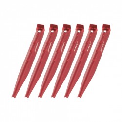 Szpilki do namiotu Robens V-Stake 6 sztuk - red