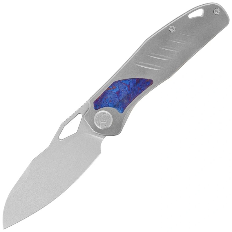 Nóż składany Kubey KB Knives Sudden Sandblasting Titanium, Timascus, Bead Blasting 20CV by Utilizator (KB385A)