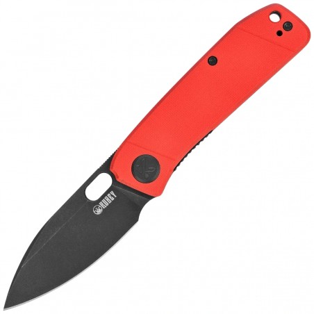 Nóż składany Kubey Hyde Red G10, Blackwashed 14C28N by Colin Maisonpierre (KU2104F)