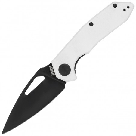 Nóż składany Kubey Coeus White G10, Blackwashed 14C28N (KU122Z)
