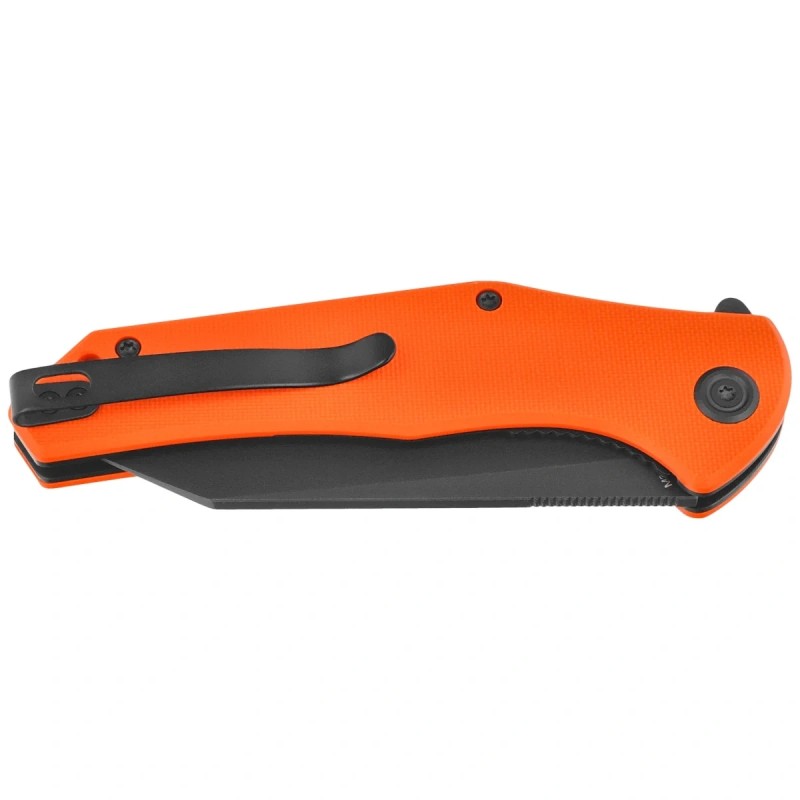 Nóż składany Kubey Flash Orange G10, Blackwashed San Mai M2 (KU158Q)