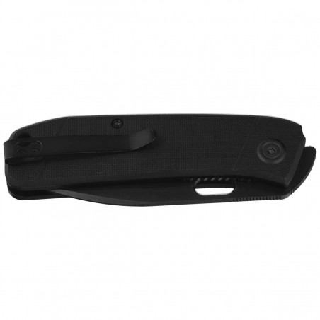 Nóż składany Kubey Hyde Black G10, Blackwashed 14C28N by Colin Maisonpierre (KU2104H)