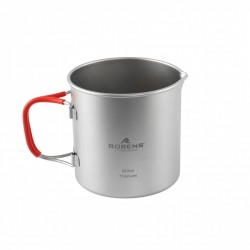 Garnek tytanowy Robens Forge Solo Pot Ultralight 650 ml -...