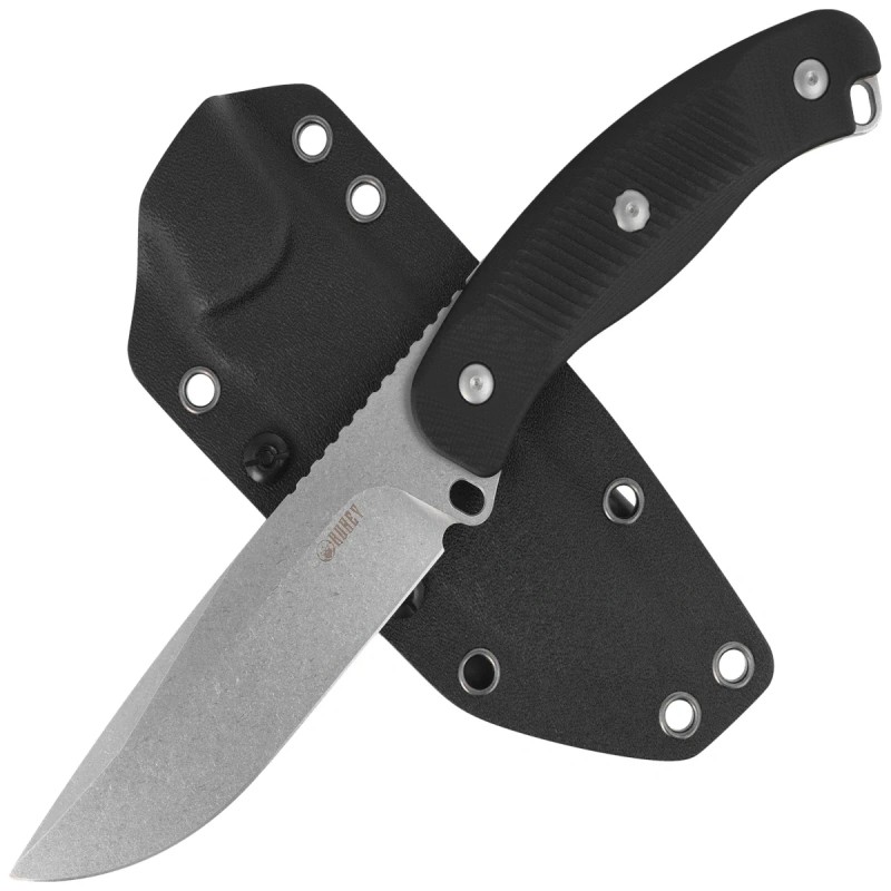 Nóż Kubey Bearcat Black G10, Beadblasted 14C28N by Maksim Epifantsev (KU426A)