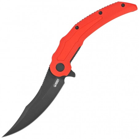 Nóż składany Kubey Crest Red G10, Blackwashed 14C28N by Yuze Zhong (KU346E)
