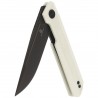 Nóż składany Bestechman Dundee White G10, Grey PVD D2 by Ostap Hel (BMK01I)