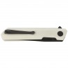 Nóż składany Bestechman Dundee White G10, Grey PVD D2 by Ostap Hel (BMK01I)