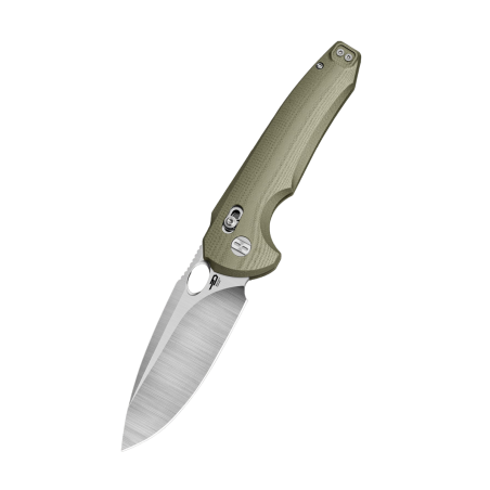 Nóż składany Bestech Noctar OD Green G10, Satin 14C28N by Kombou (BG66B)